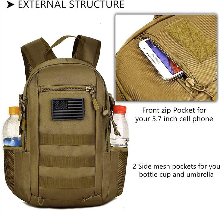 Military School Daypack Army Assault Pack