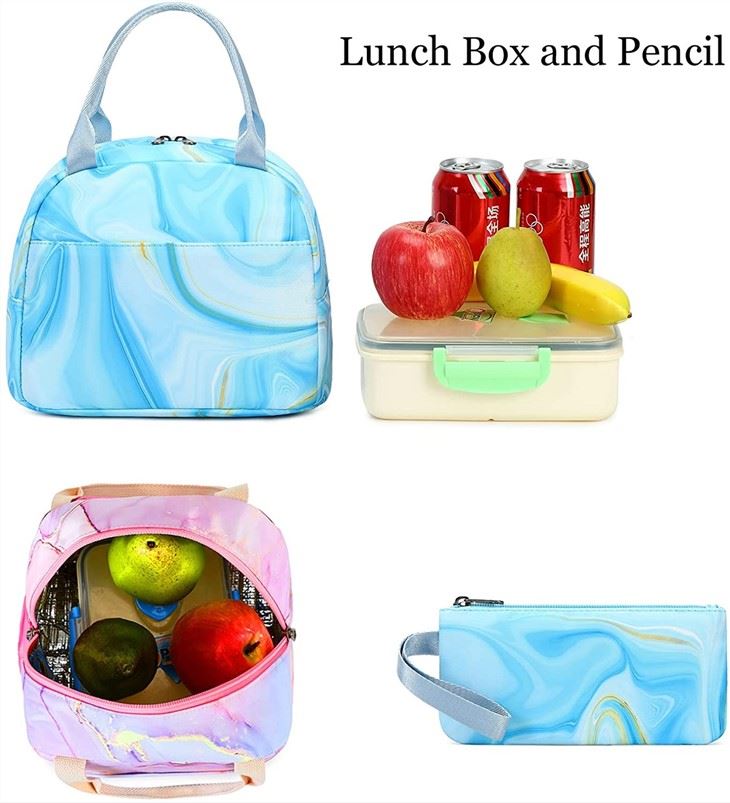 School Bag With Lunch Box And Pencil Box